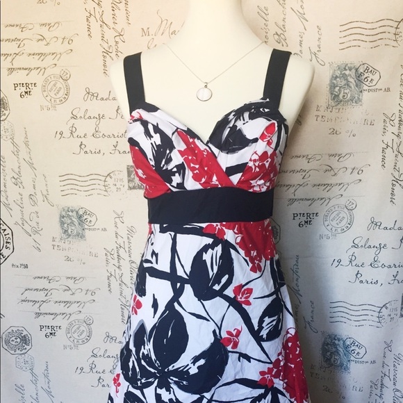Speechless Rockabilly Vintage Cotton Floral Print Summer Dress - Picture 4 of 14